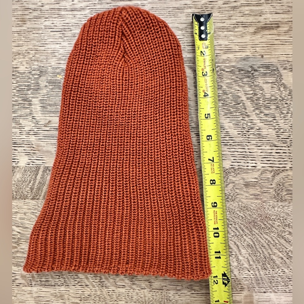 DESO Supply Lumberjack Cuff Repreve Beanie Stocking Hat Rust - Picture 12 of 12